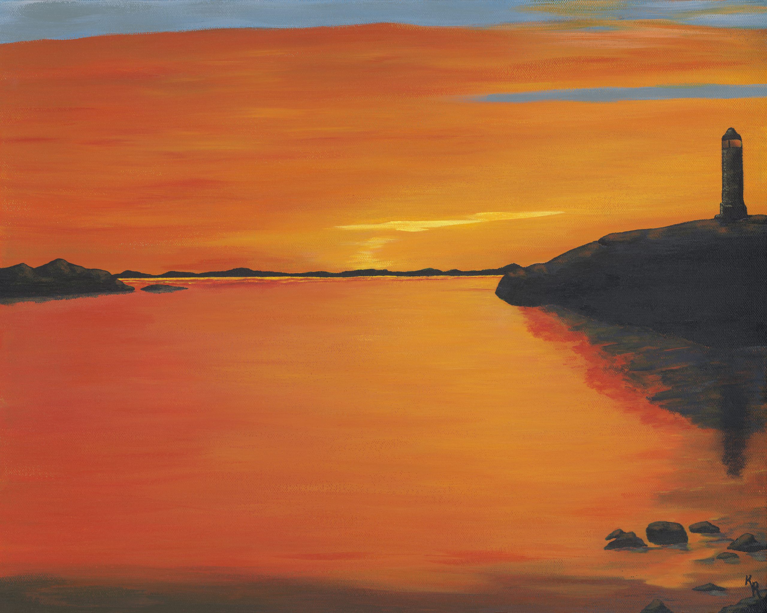 Evening Shores Painting